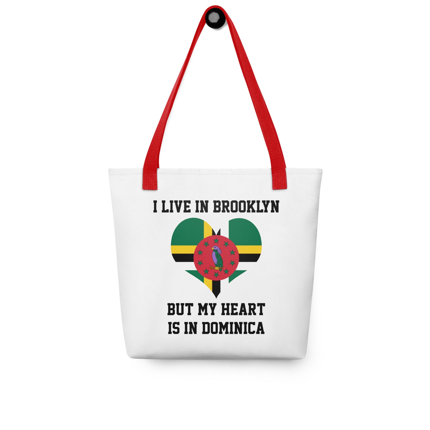 Dominica Heart Tote bag