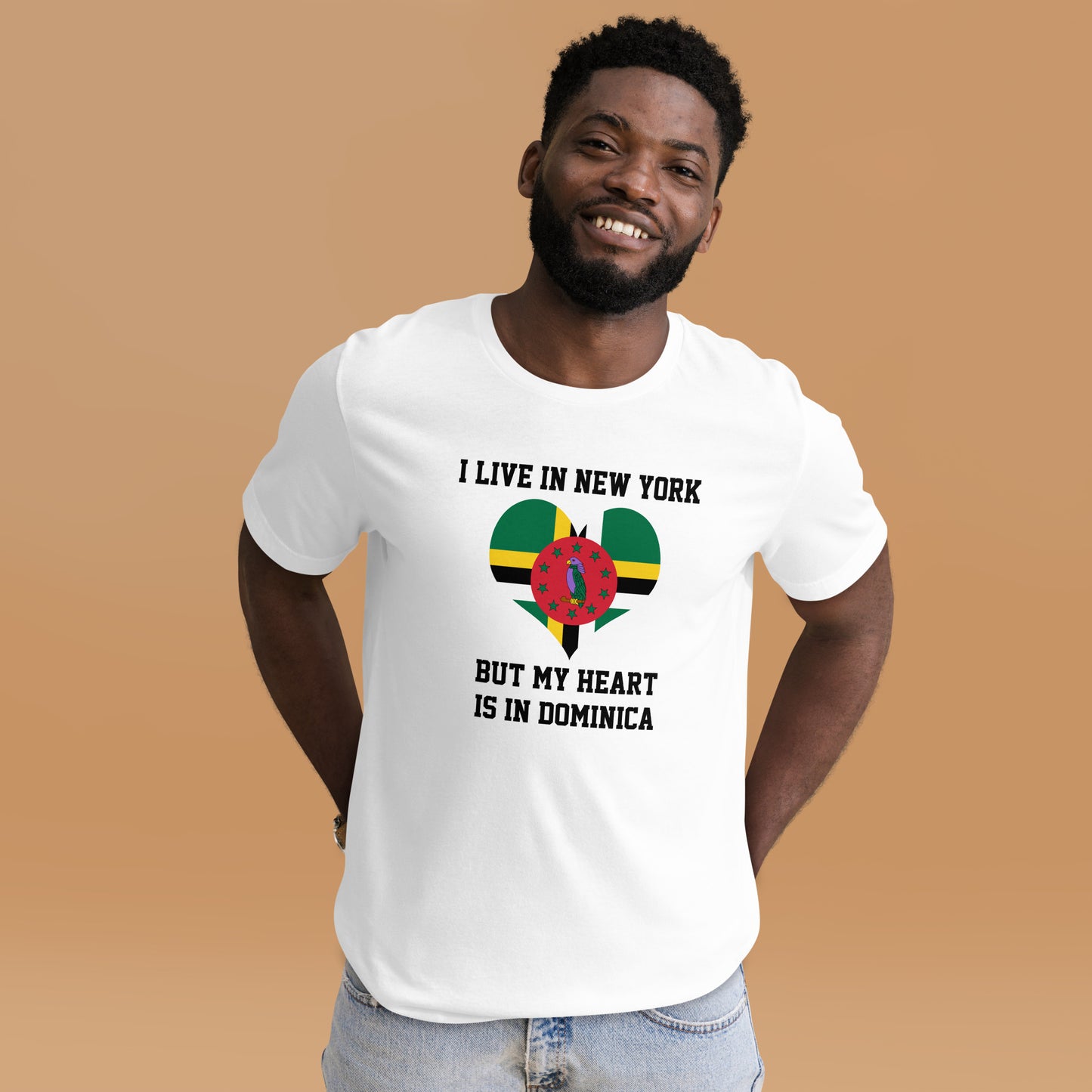 Domonica Heart in New York Unisex t-shirt