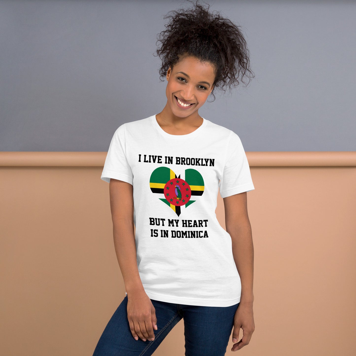Dominica Heart is Home Tshirt Unisex t-shirt