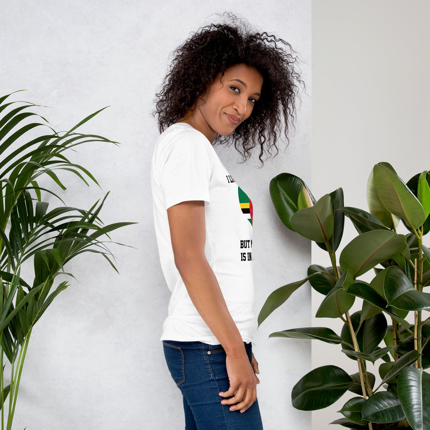 Dominica Heart in Atlanta Unisex t-shirt