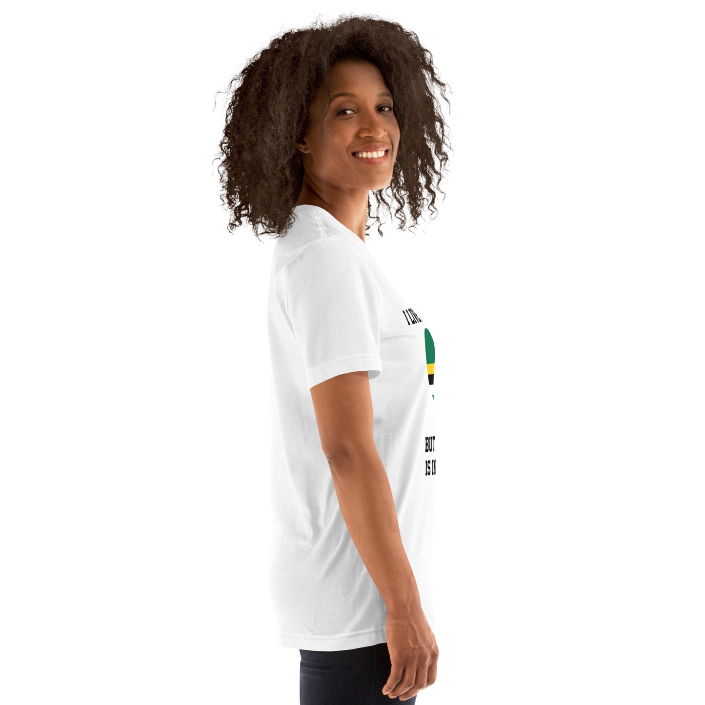 Dominica Heart in Toronto Unisex t-shirt