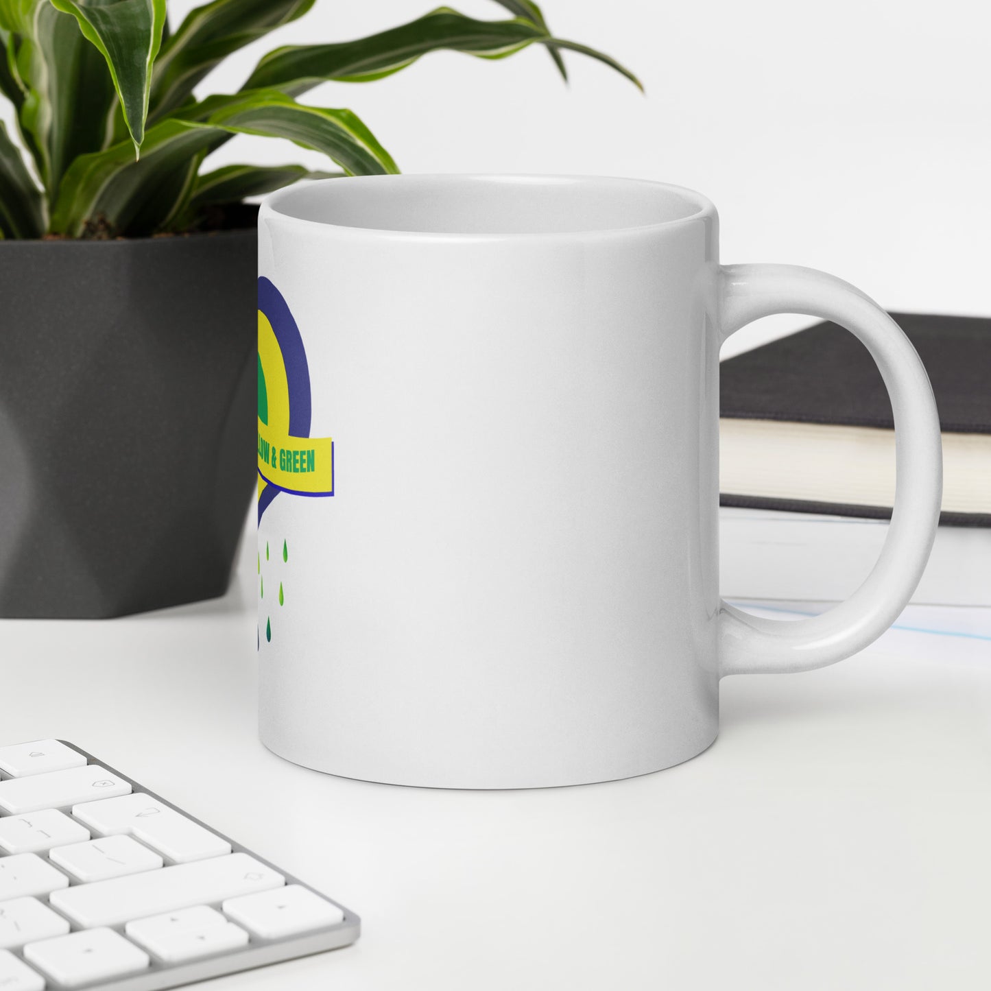 St Vincent White glossy mug