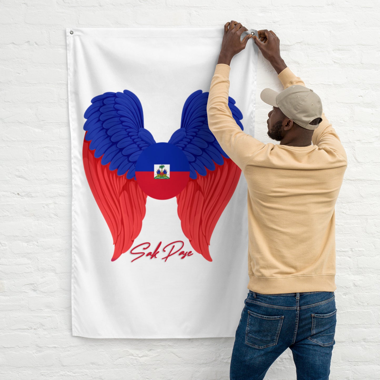 Haitian Flag Sak Pase