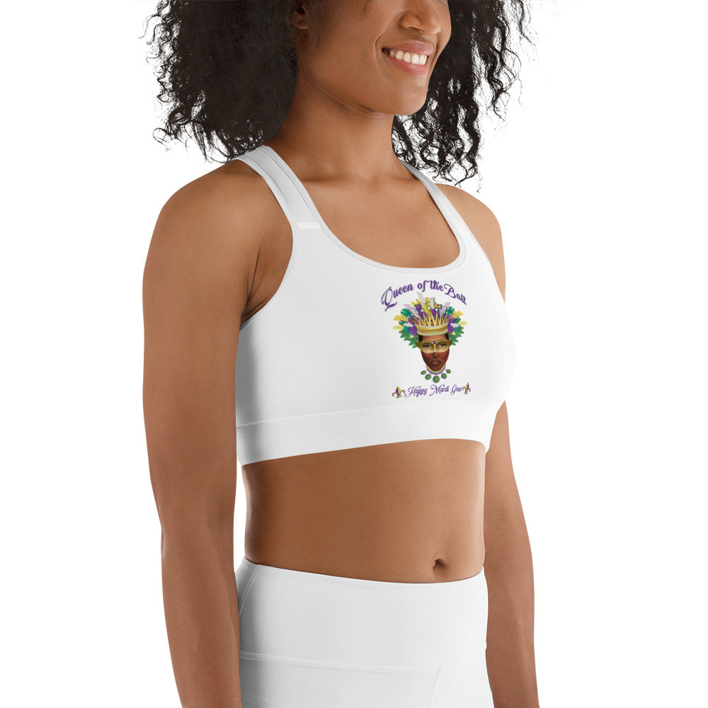 Mardi Gras Queen Sports bra