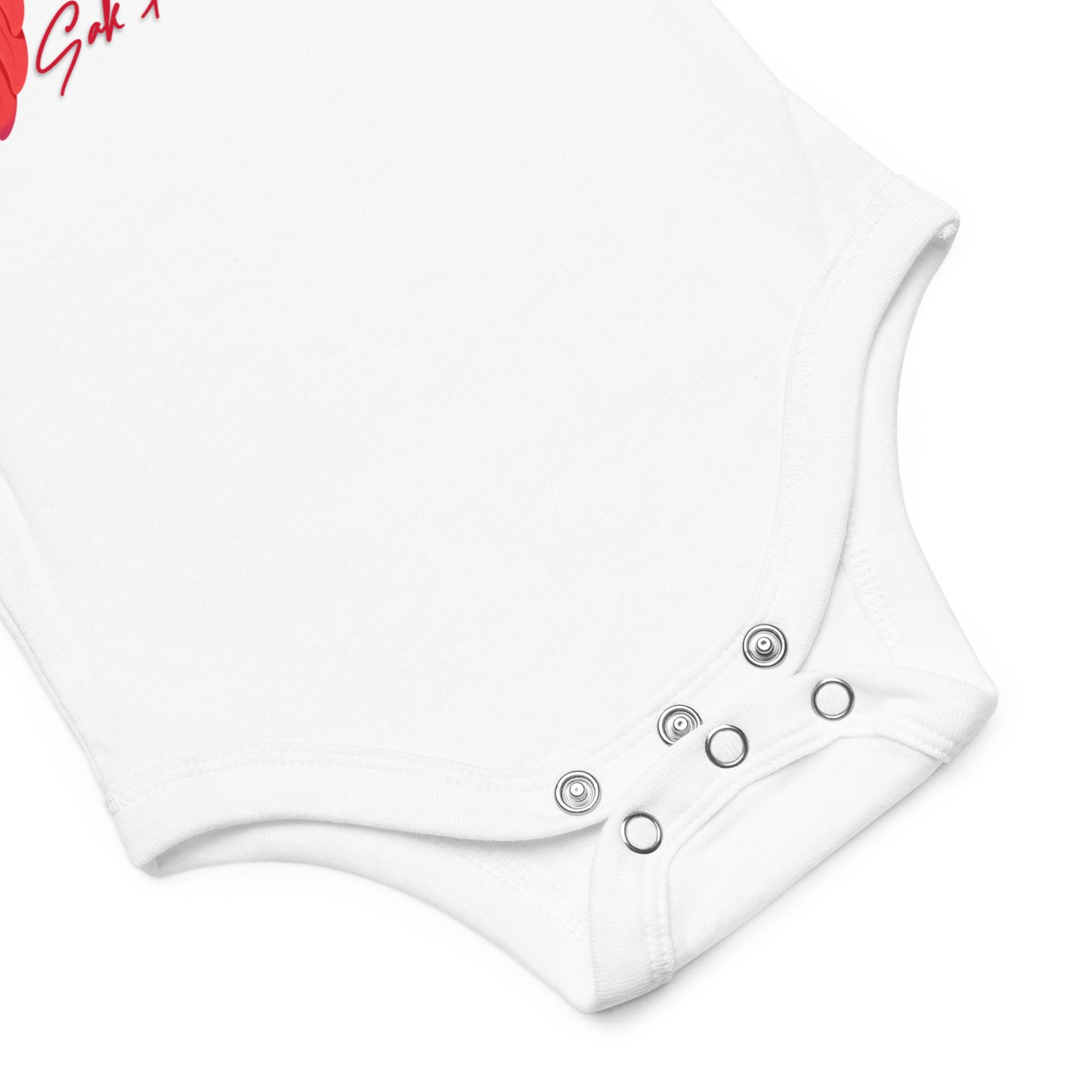 Haitian Flag with Wings Baby short sleeve one piece