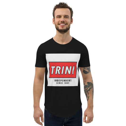 Trini Men's Curved Hem T-Shirt