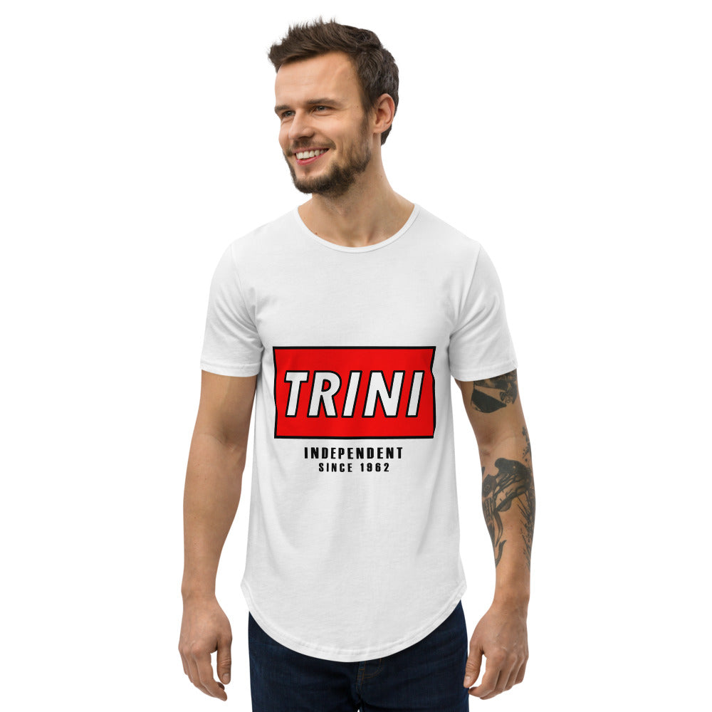 Trini Men's Curved Hem T-Shirt