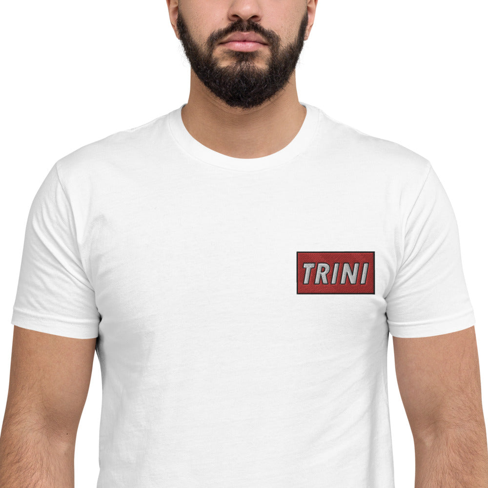 Trinidad Embroidered " Trini " Short Sleeve T-shirt