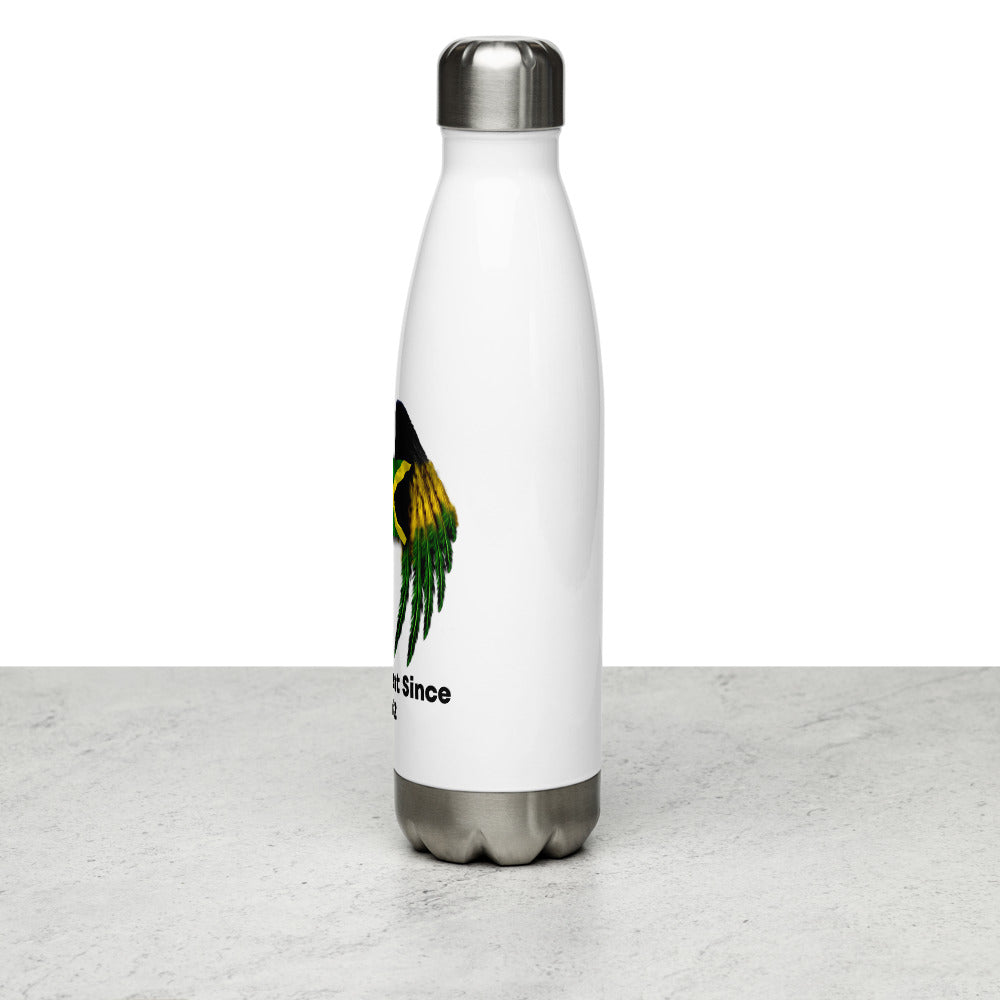 Jamaican Independence Flag Wings Stainless Steel Water Bottle