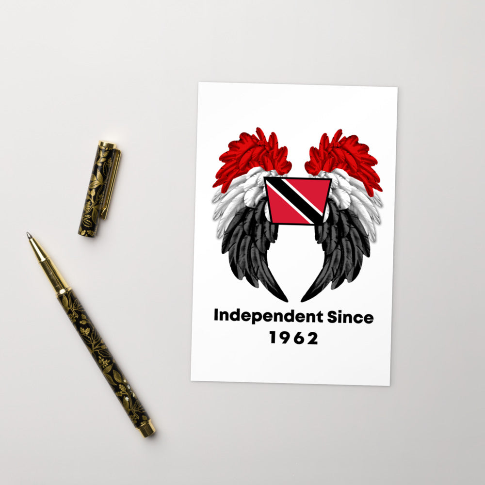 Trinidad Flag Postcard