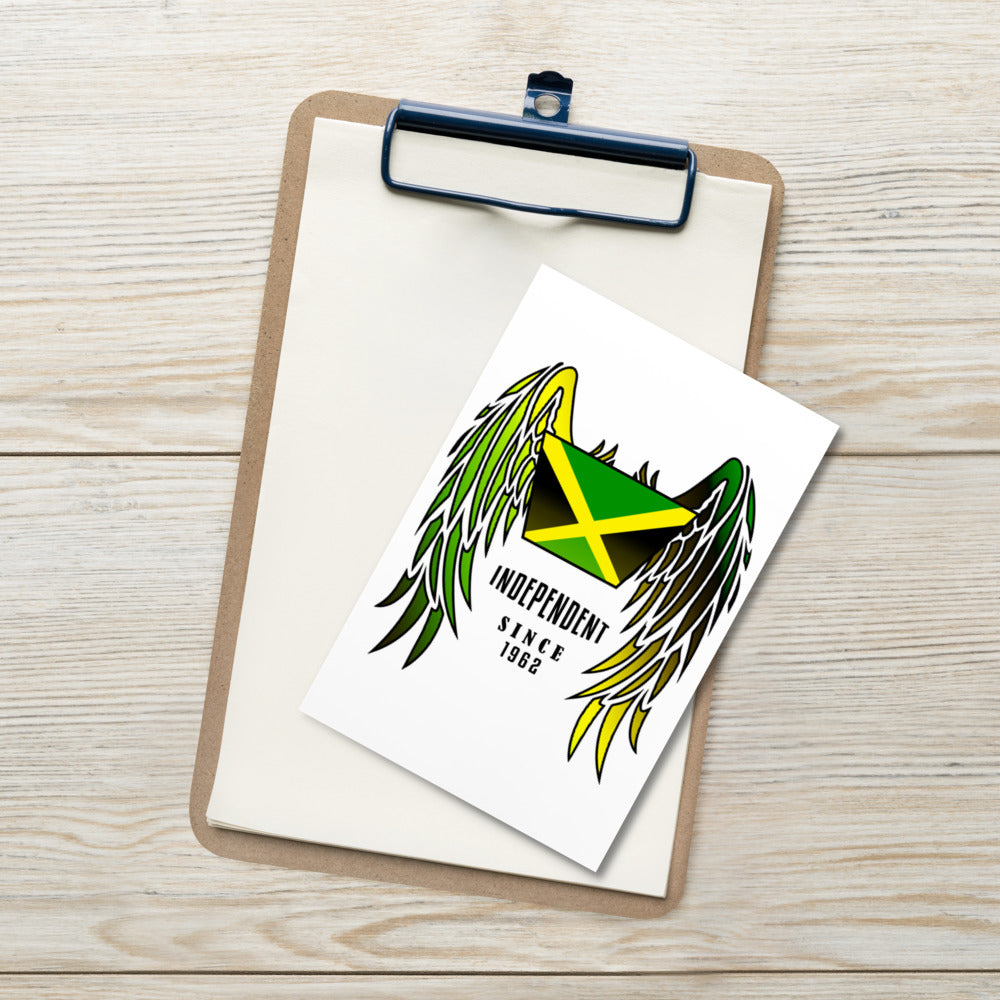 Jamaican Wings Independence 1962 Postcard