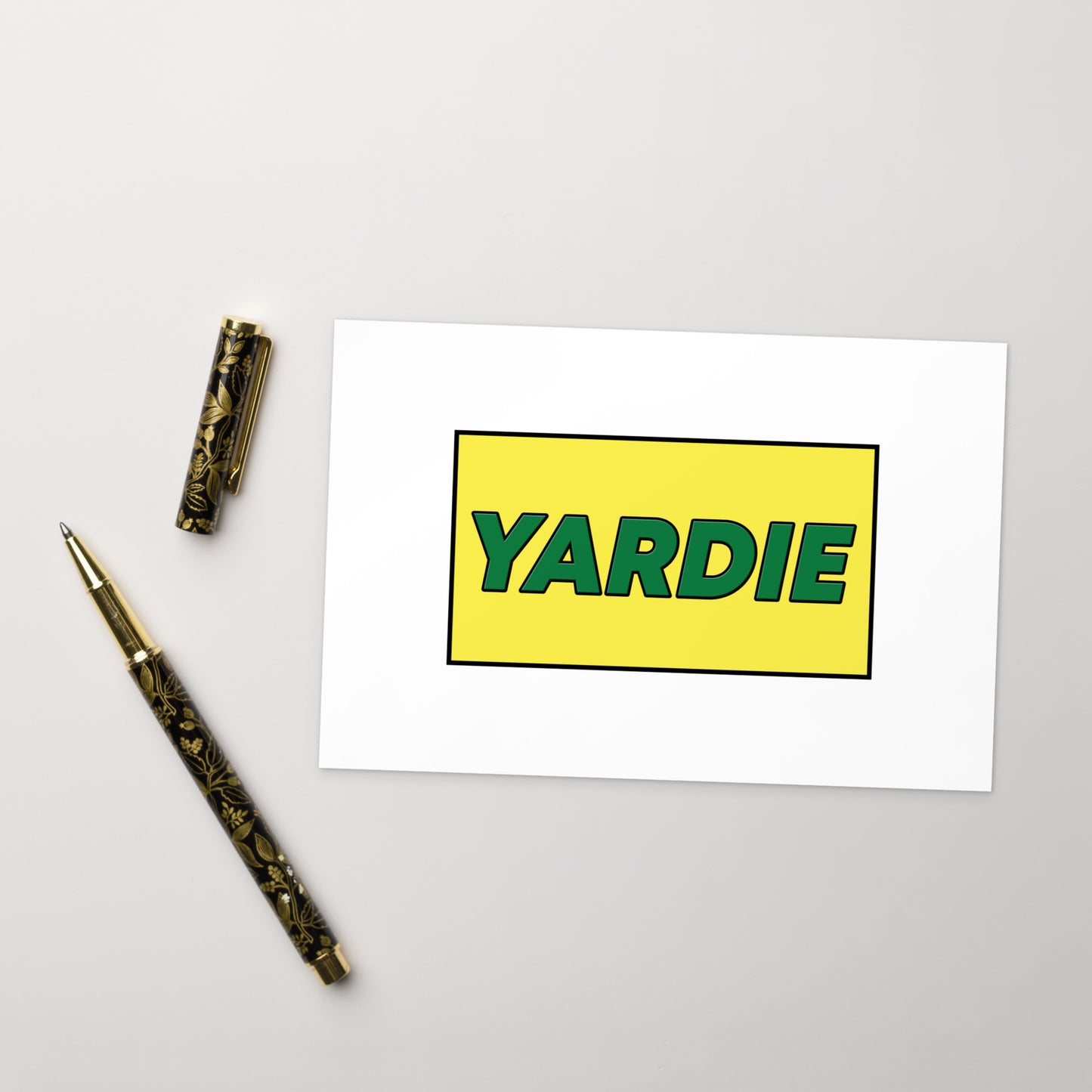 Jamaican Yardie Postcard