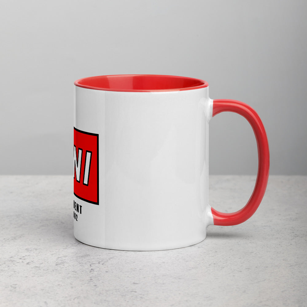 Trinidad Caribbean Mug with Color Inside Red or Black