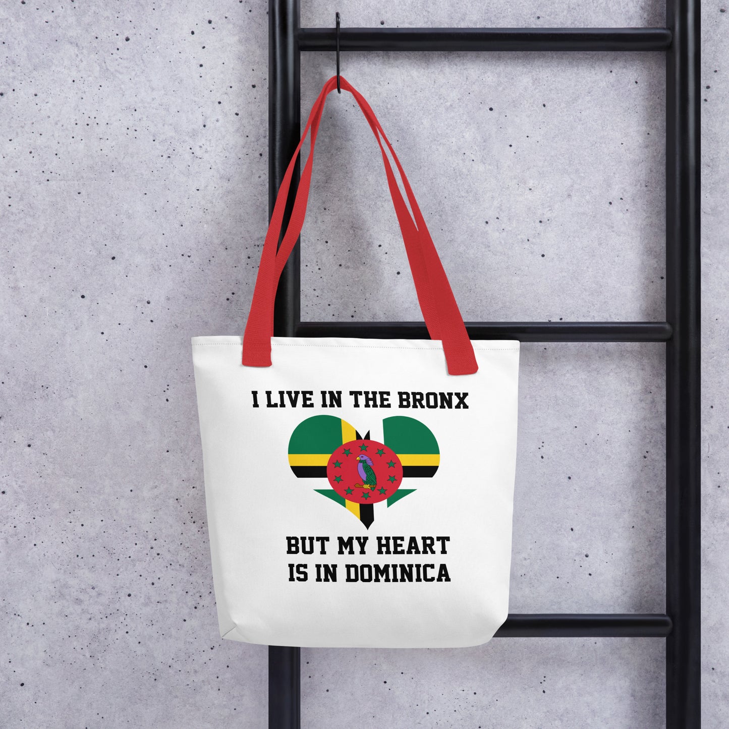 Dominica Bronx Heart Tote bag