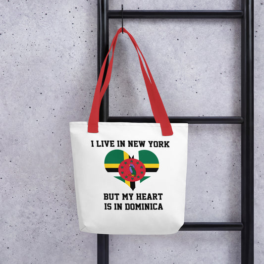 Dominica Heart New York Tote bag