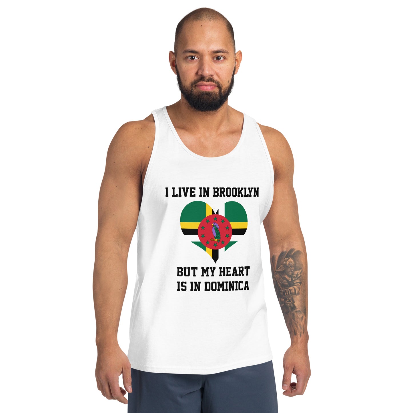 Domonica is my Heart Men's Tank Top