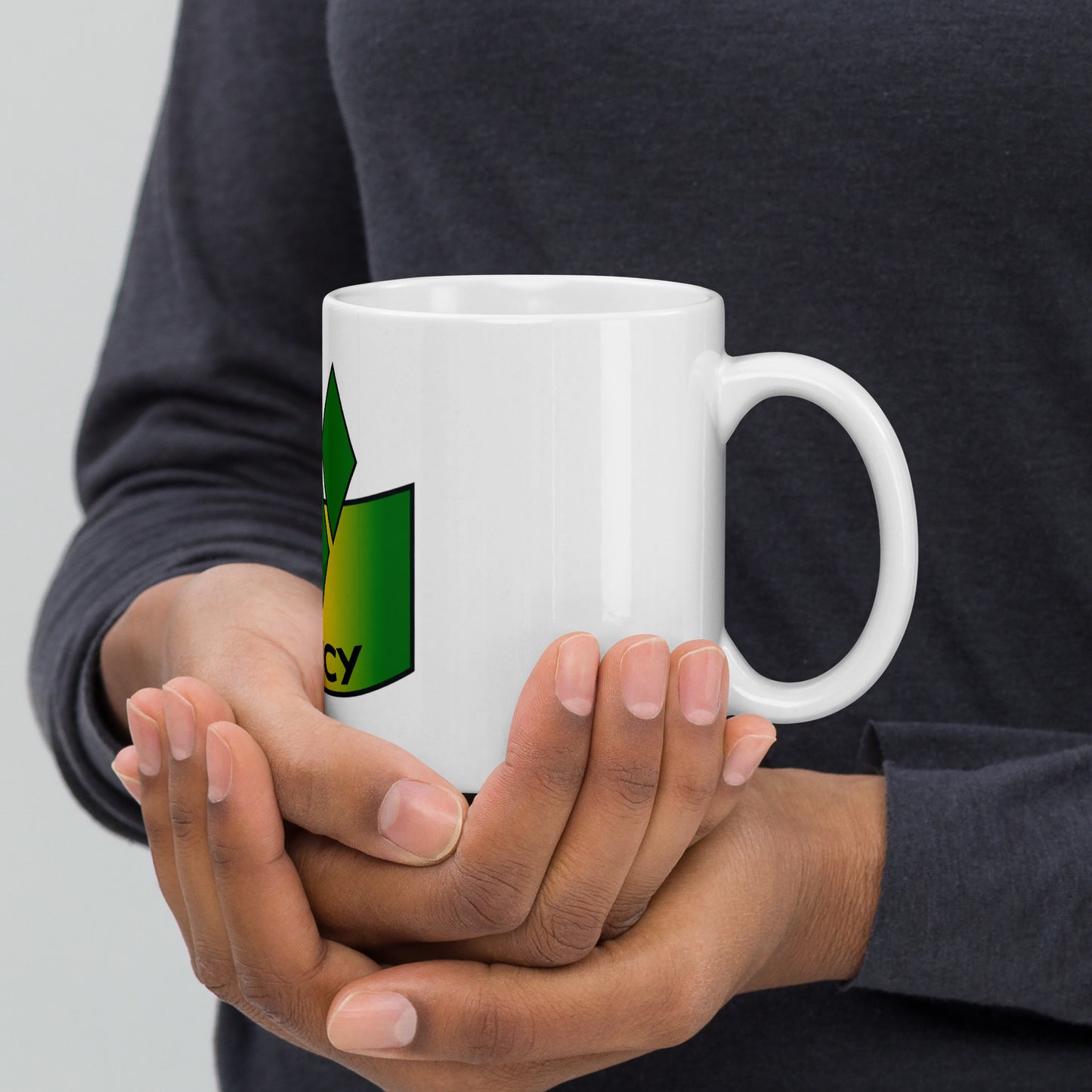 St Vincent White glossy mug