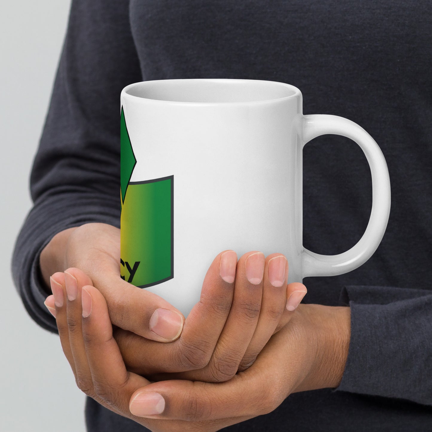 St Vincent White glossy mug