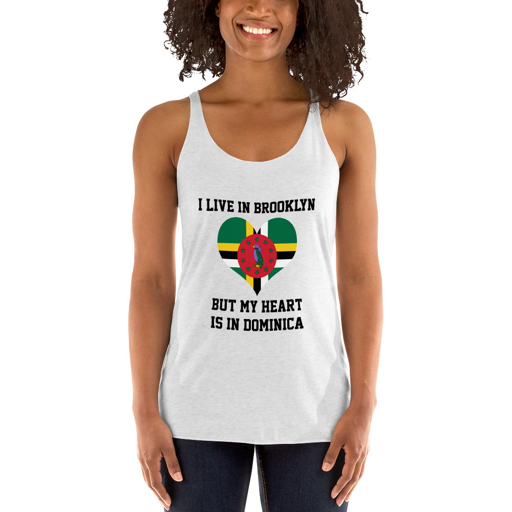 Domonica is my Heart Women's Racerback Tank