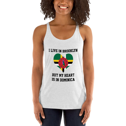 Domonica is my Heart Women's Racerback Tank