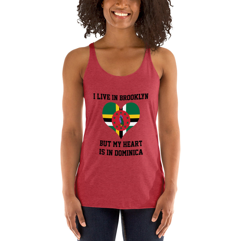 Domonica is my Heart Women's Racerback Tank
