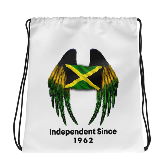 Jamaican Caribbean Independence 1962 Drawstring bag