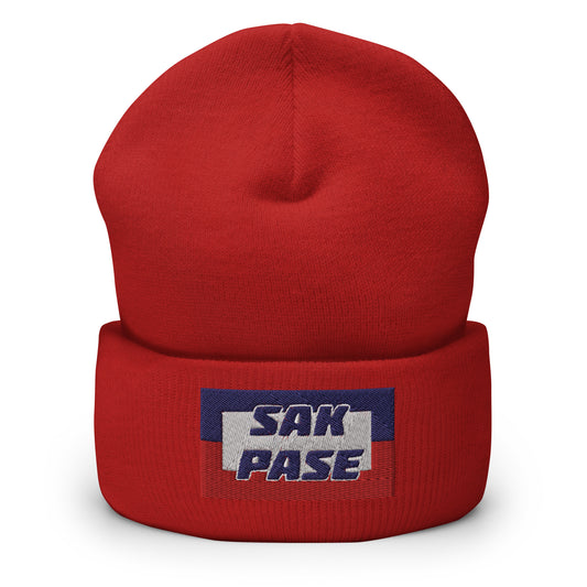 Haitian Beanie Cuffed Hat