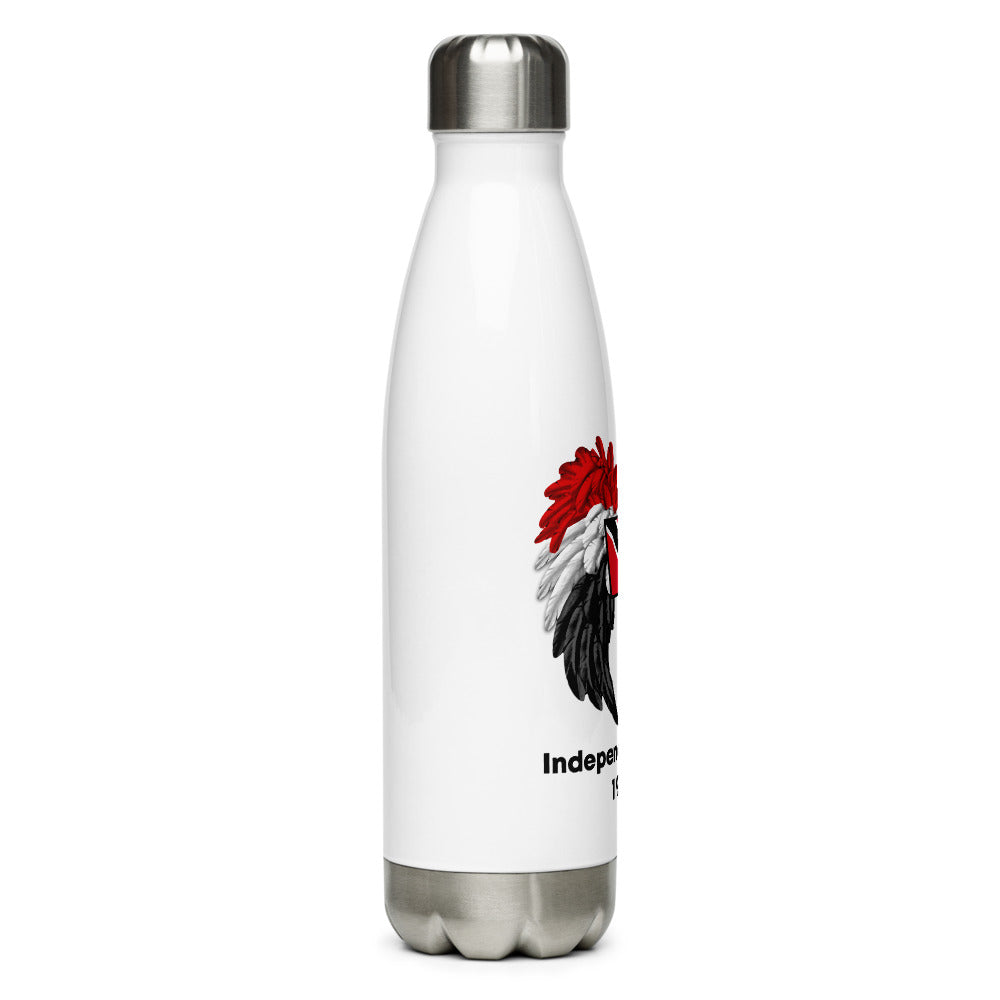 Trinidad Flag with Wings Stainless Steel Water Bottle