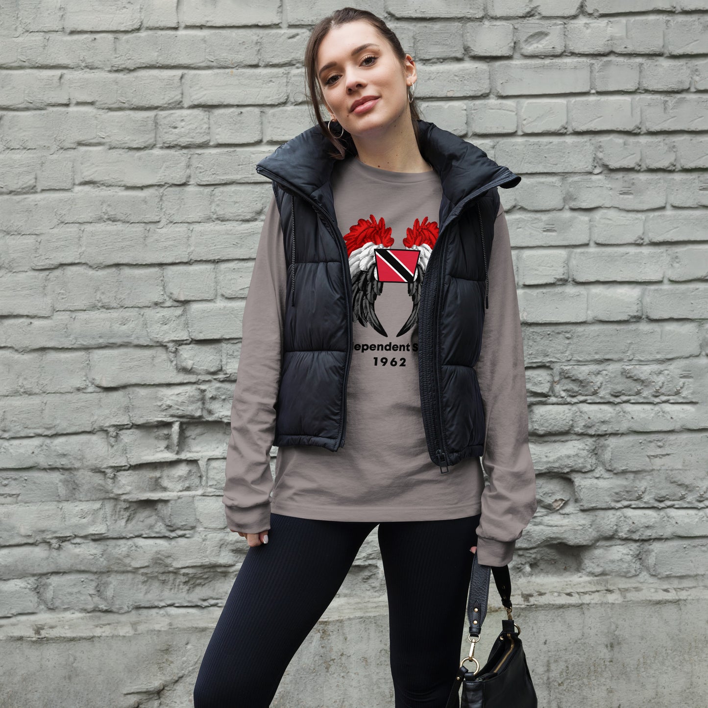 Trinidad Flag Long Sleeve Tee - Unisex