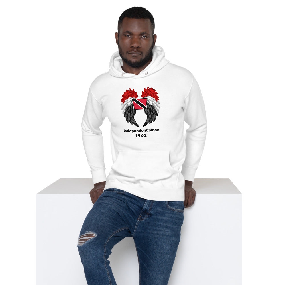 Trinidad Flag and Wings Unisex Hoodie