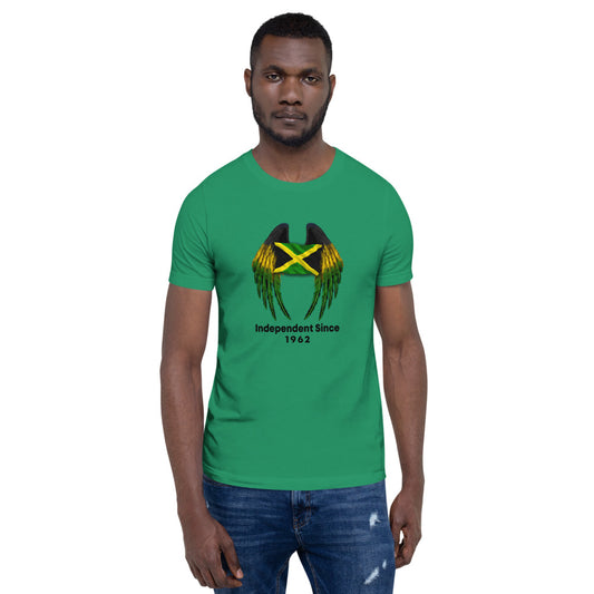 Jamaican Flag Short-Sleeve Unisex T-Shirt