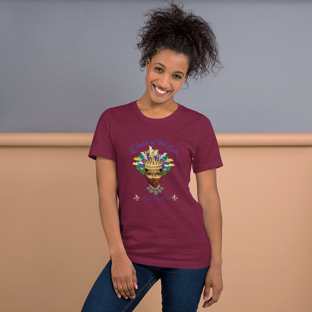 New Orleans Mardi Gras Queen of the Ball Unisex t-shirt