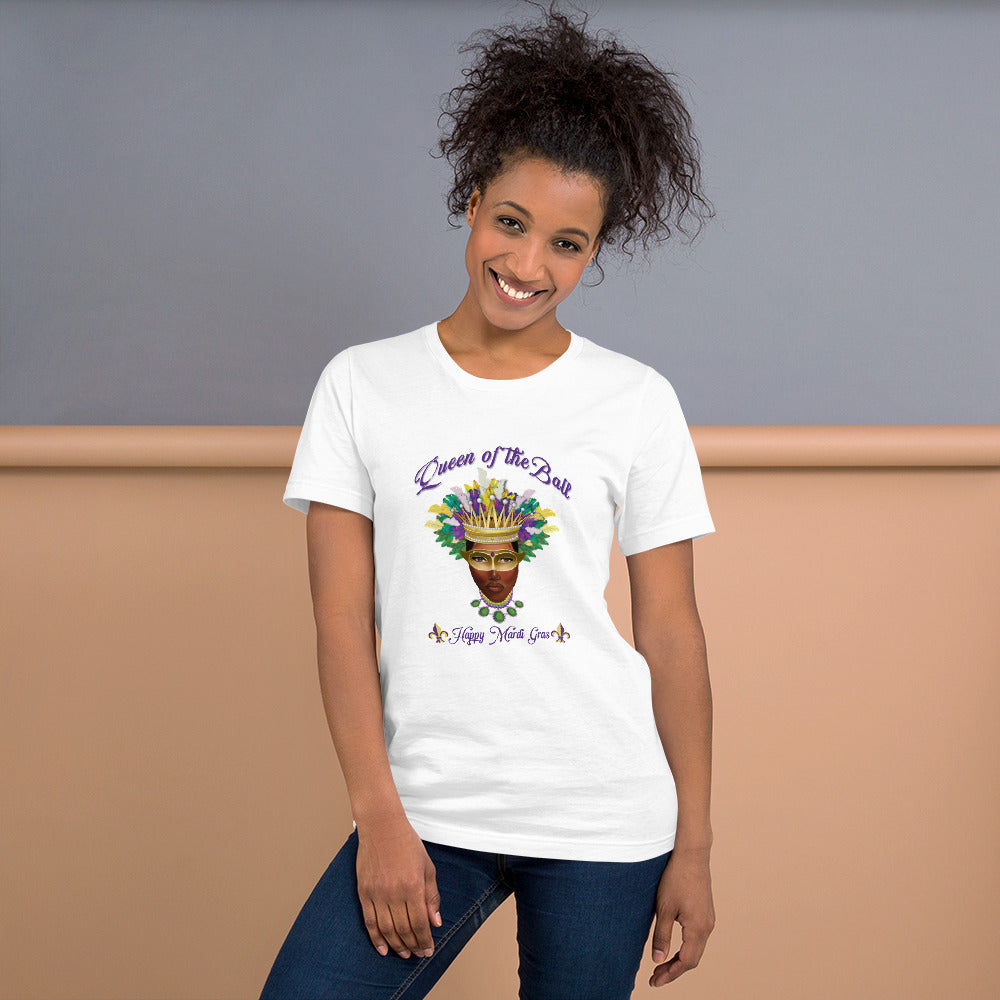 New Orleans Mardi Gras Queen of the Ball Unisex t-shirt