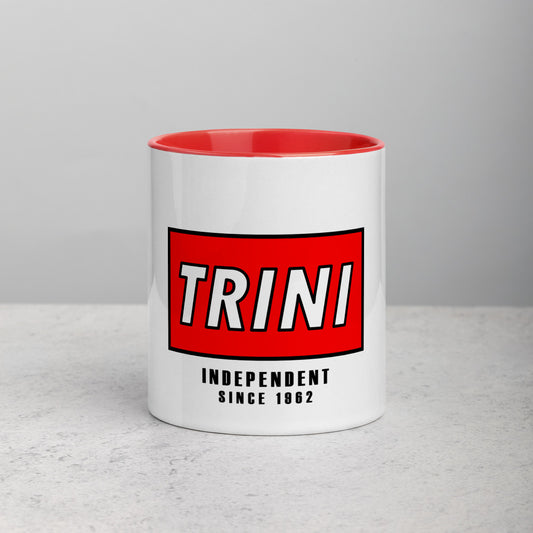 Trinidad Caribbean Mug with Color Inside Red or Black
